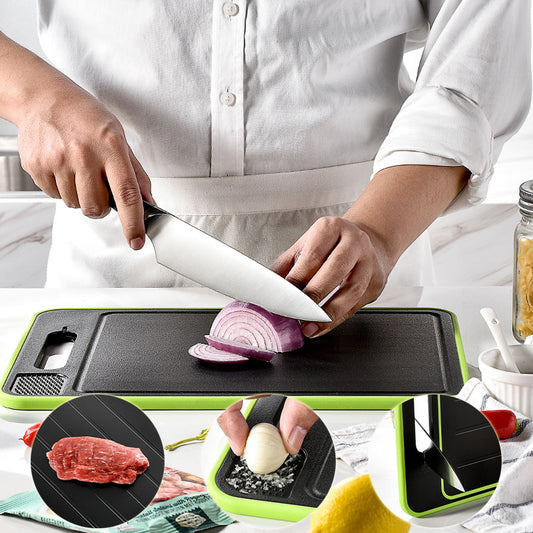 HomeZen™ - Double-side Defrosting Cutting Board (with Knife Sharpener)